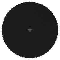 VidaXL Springmat voor 12 feet/3,66 m ronde trampoline stof zwart