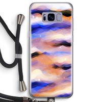 Donkere Wolken: Samsung Galaxy S8 Transparant Hoesje met koord