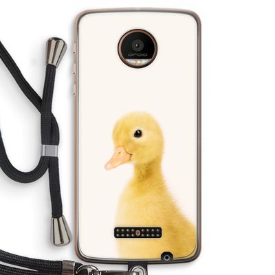 Duke: Motorola Moto Z Force Transparant Hoesje met koord