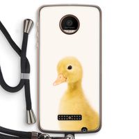 Duke: Motorola Moto Z Force Transparant Hoesje met koord