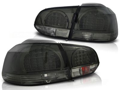 Tuning-Tec Achterlichten voor VW GOLF 6 10 08-12 SMOKE LED Tuning-Tec Achterlichten voor VW GOLF 6 10 08-12 SMOKE LED