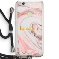 Feminist: Huawei Ascend P10 Lite Transparant Hoesje met koord