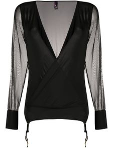 Maison Close blouse Madame Rêve - Noir