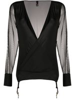 Maison Close blouse Madame Rêve - Noir