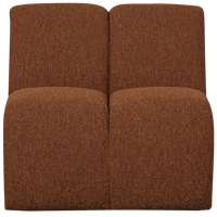 Woood Mojo 1-zits bank bouclé Roestbruin Melange