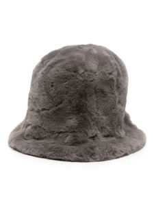 Jakke chapeau en fourrure artificielle - Gris