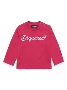 DSQUARED2 KIDS t-shirt à logo imprimé - Rose