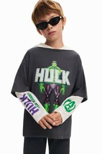 Hulk T-shirt met dubbele mouwen - BLACK - 11/12