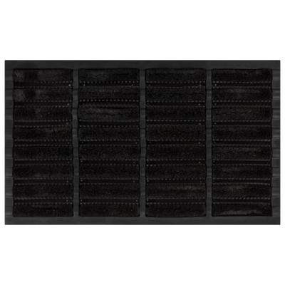 VidaXL Deurmat rechthoekig 45x75 cm rubber en kokosvezel
