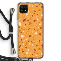 Terrazzo N°24: Samsung Galaxy A22 5G Transparant Hoesje met koord