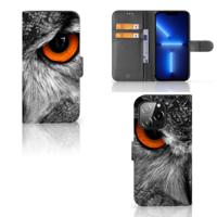 iPhone 13 Pro | Telefoonhoesje | Met pasjeshouder | Uil