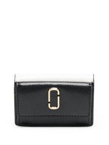 Marc Jacobs mini portefeuille pliant en cuir - Blanc