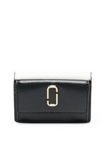 Marc Jacobs mini portefeuille pliant en cuir - Blanc