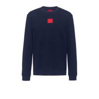 HUGO sweater met logo donkerblauw - thumbnail