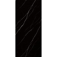 Wandpaneel Isodeco Nero Marquina 120x260 cm Waterbestendig Hoogglans Carrara Black Isodeco - thumbnail