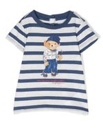 Ralph Lauren Kids t-shirt à motif Polo Bear - Blanc