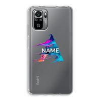 Abstract Spectrum: Xiaomi Redmi Note 10S Transparant Hoesje