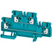 Weidmüller 1547620000 Doorgangsklem 2-etages 5.1 mm Spanveer Blauw 50 stuk(s)