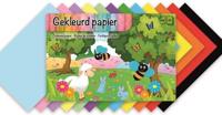 Knutselpapier A4 Gekleurd 36 Vellen