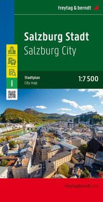 Stadsplattegrond Salzburg | Freytag & Berndt Stadsplattegrond Salzburg | Freytag & Berndt