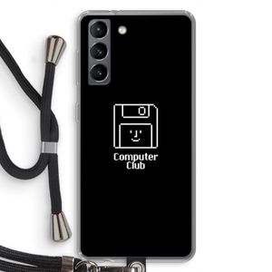 Hello: Samsung Galaxy S21 Transparant Hoesje met koord