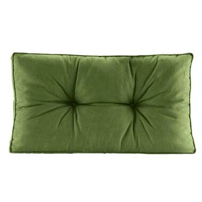 Loungekussen Florence rug donkergroen 60x43 cm - Leen Bakker