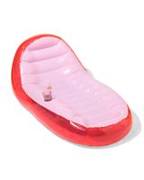 HEMA Opblaasbare Lounge Stoel 16.3x95x75cm Roze-rood