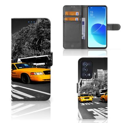 OPPO Reno 6 Pro Plus 5G | Flip Cover | New York Taxi