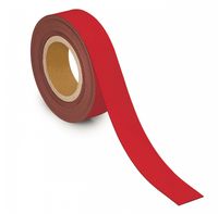 MAUL magnetisch etiketband beschrijf- en wisbaar, 10mtx40mm, rood