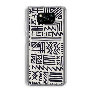 Marrakech print: Xiaomi Poco X3 NFC Transparant Hoesje