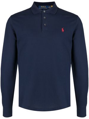 Polo Ralph Lauren polo à manches longues - Bleu