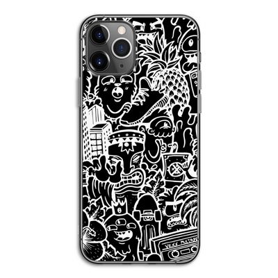 Vexx Black Mixtape: iPhone 11 Pro Transparant Hoesje