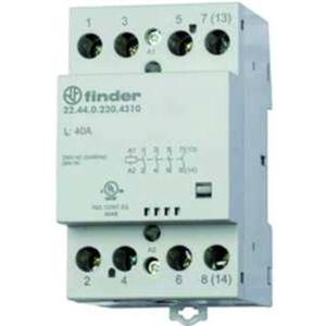 Finder 22.44.0.024.4310 Contactor 4x NO 24 V/DC, 24 V/AC 40 A 1 stuk(s)