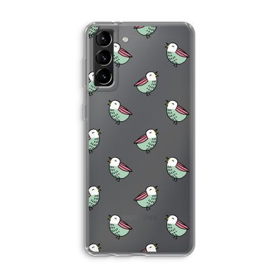 Vogeltjes: Samsung Galaxy S21 Plus Transparant Hoesje