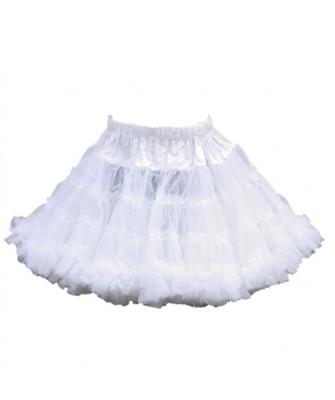 Kids Petticoat White 715-19 inch (48 cm)/17 inch (43 cm) Kids Petticoat White 715-19 inch (48 cm)/17 inch (43 cm)