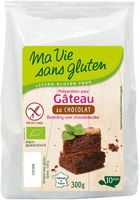 Chocolade cakemix glutenvrij bio - thumbnail