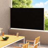 Tuinscherm uittrekbaar 200x300 cm zwart - thumbnail