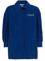 Marni veste à logo brodé - Bleu