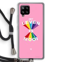 Het Leven Is Mooi: Samsung Galaxy A42 5G Transparant Hoesje met koord