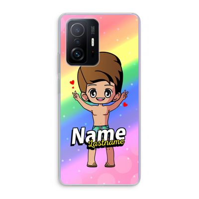 Chibi Maker man: Xiaomi 11T Transparant Hoesje