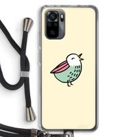Birdy: Xiaomi Redmi Note 10 Pro Transparant Hoesje met koord