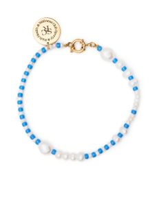 Sporty & Rich bracelet en perles SRHWC - Bleu