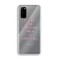Christian Grey: Samsung Galaxy S20 Transparant Hoesje