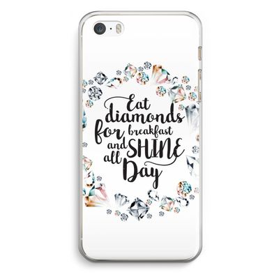 Diamonds: iPhone 5 / 5S / SE Transparant Hoesje