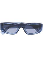 Tommy Jeans lunettes de soleil à monture rectangulaire - Bleu