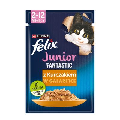 Felix Fanstastic Junior - natvoer voor katten - 85 g