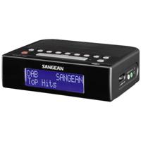 Sangean DCR-89+ Wekkerradio DAB+, VHF (FM) AUX, USB Acculaadfunctie, Wekfunctie Zwart