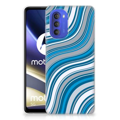 Motorola Moto G51 5G | TPU bumper | Waves Blue