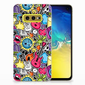 Samsung Galaxy S10e Silicone Back Cover Punk Rock