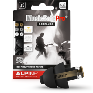 Alpine MusicSafe Pro oordoppen, zwart